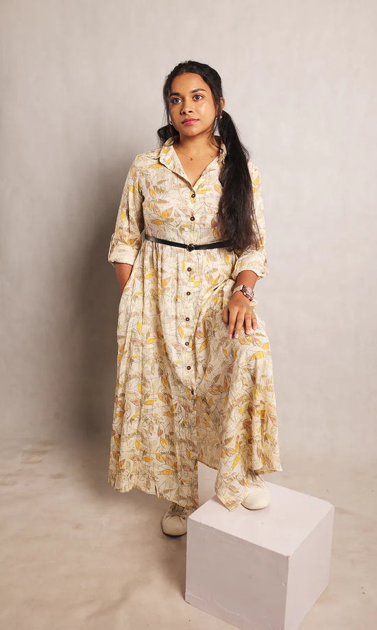 Botanical Shirt Dress
