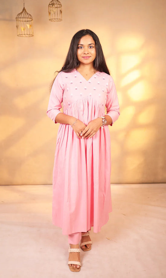 Blossom yoke kurta set