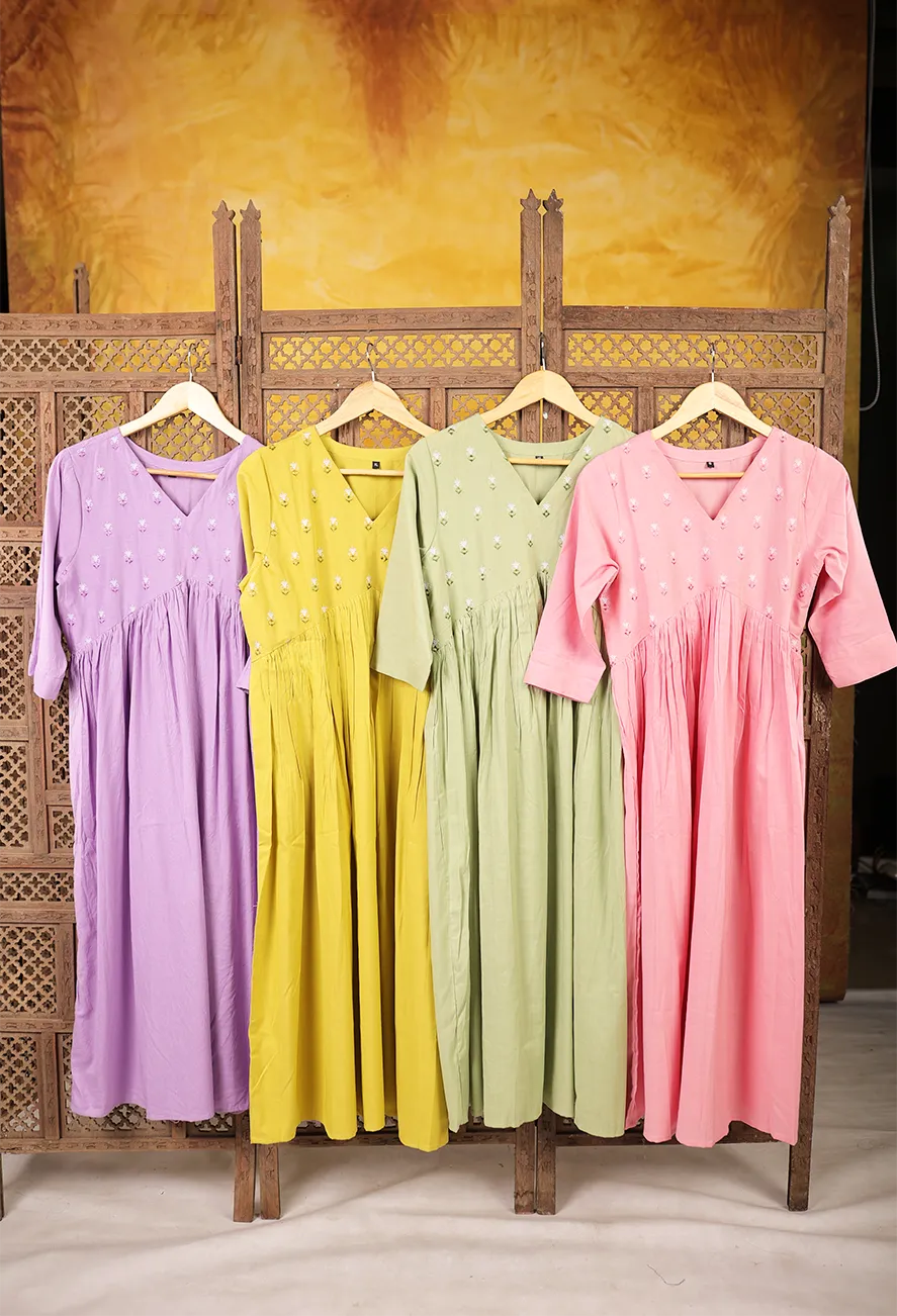 Blossom yoke kurta set