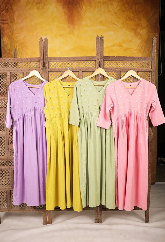 Blossom yoke kurta set