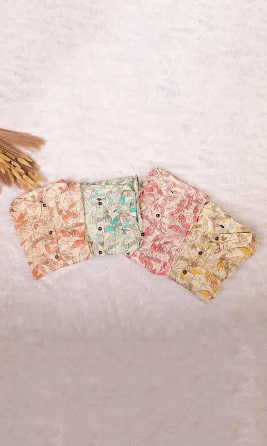 Botanical Shirt Dress